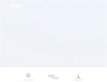 Tablet Screenshot of drips.com